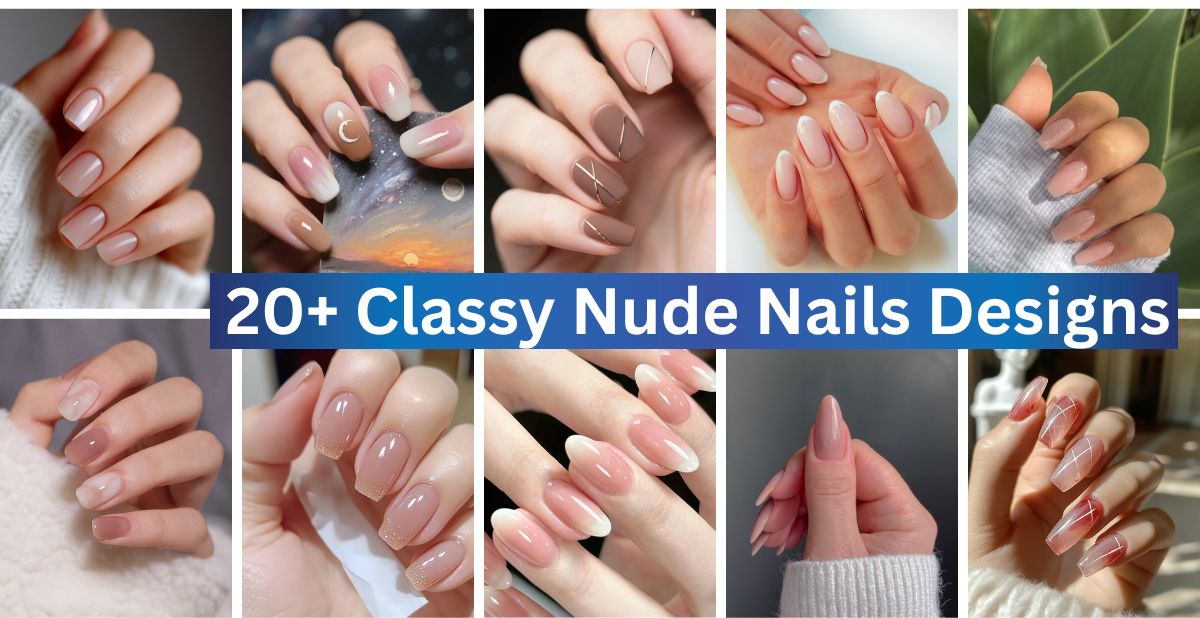 20+ Classy Nude Nails Designs