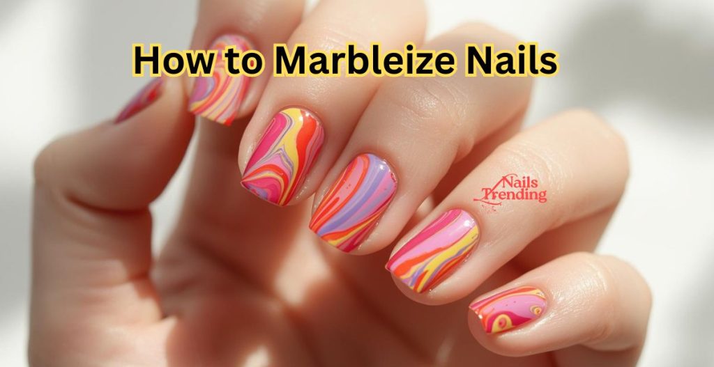 How to Marbleize Nails 