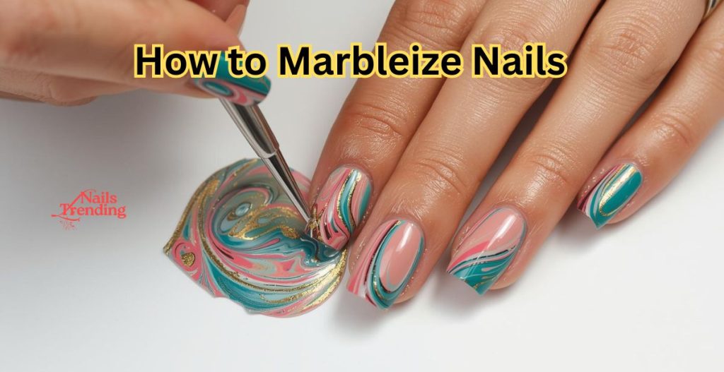 How to Marbleize Nails 