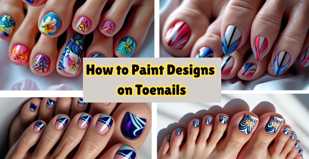 How to Paint Designs on Toenails