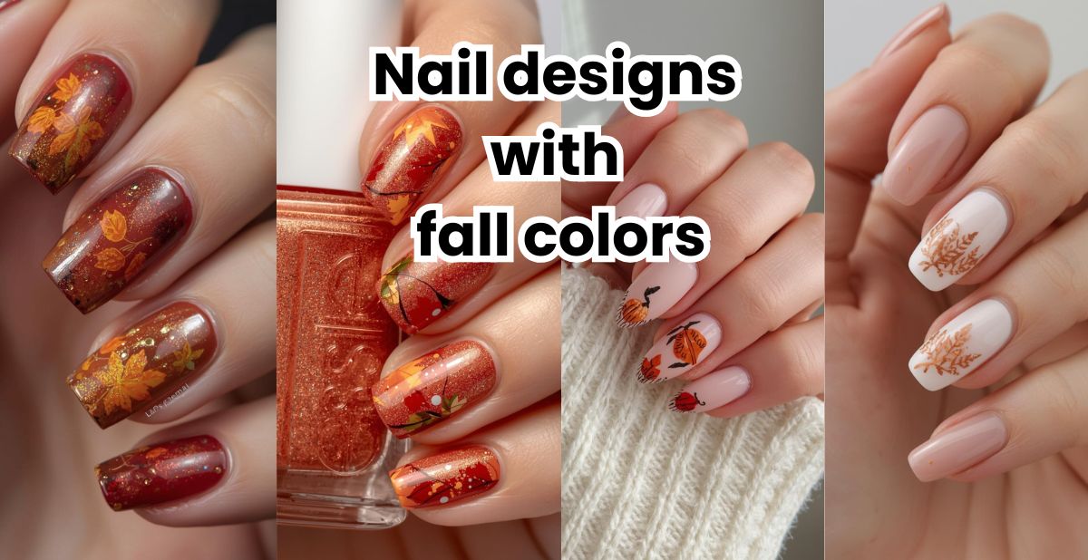 nail designs with fall colors