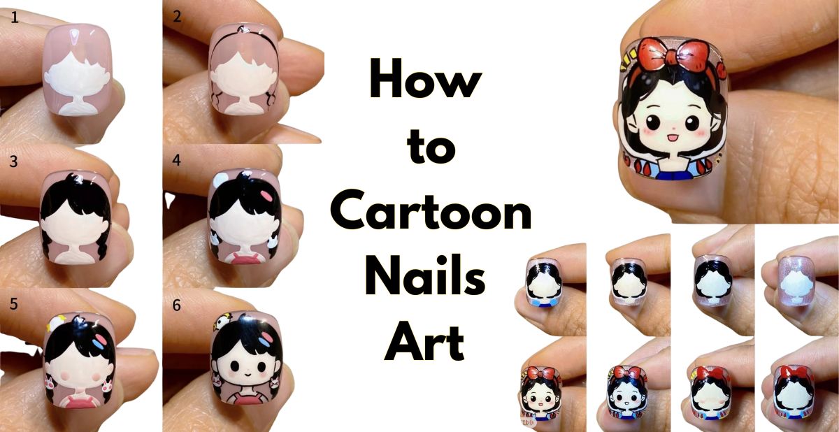 cartoon nails art