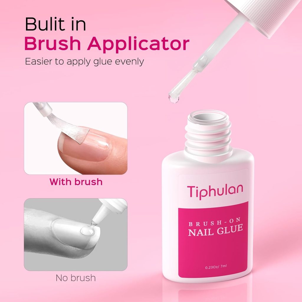 brush on nail glue