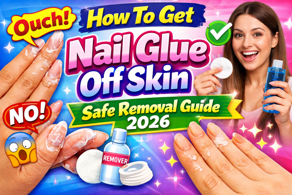 Nail Glue Off Skin