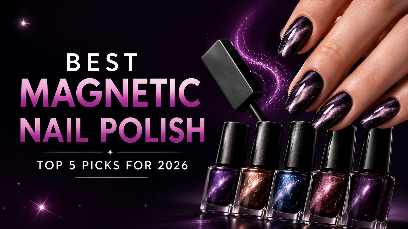 Magnetic nail polish