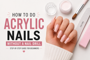 how to do acrylic nails without a nail drill