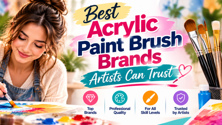 Best Acrylic Paint Brush Brands Artists Can Trust