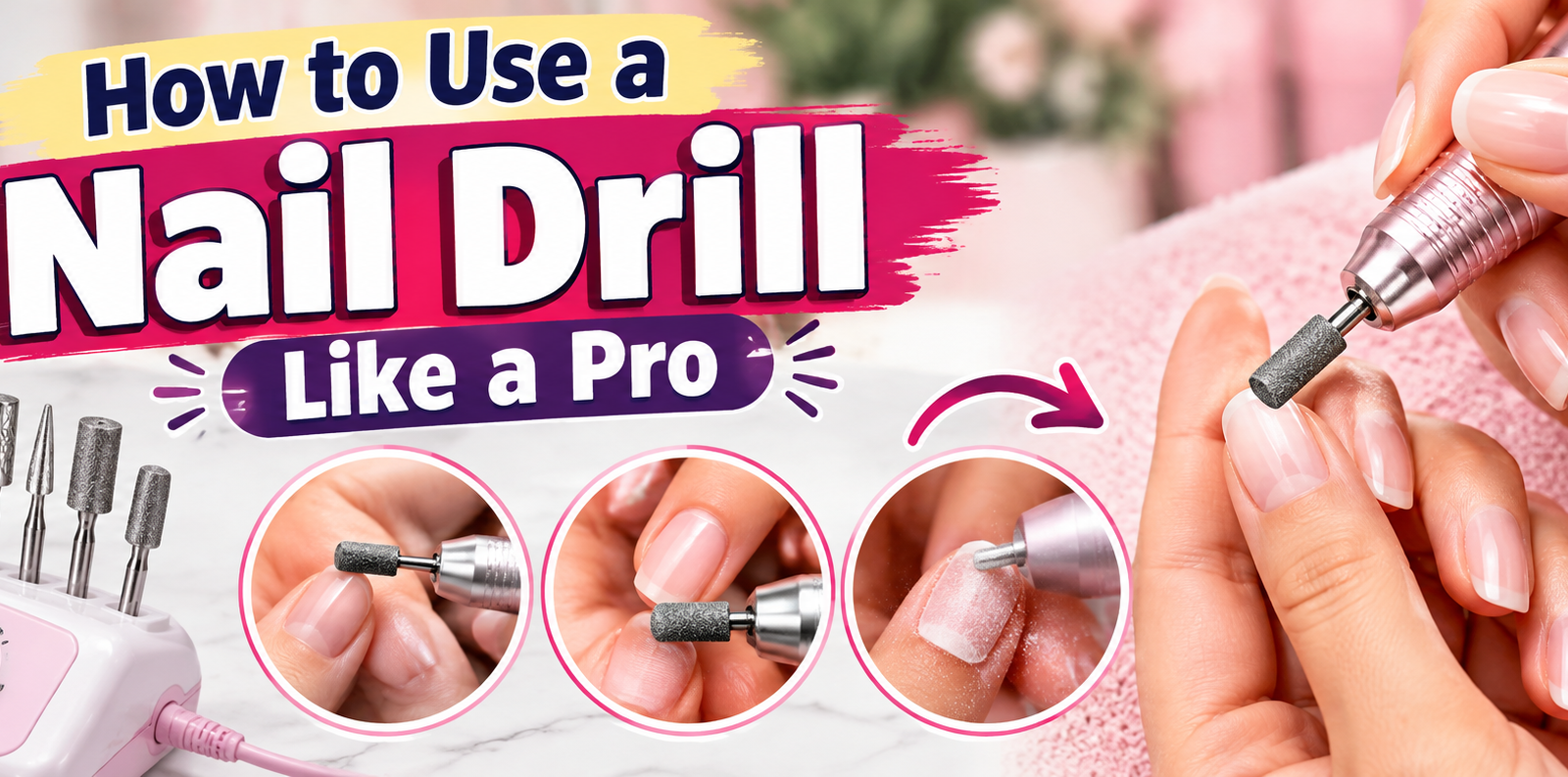 How to Use a Nail Drill Like a Pro