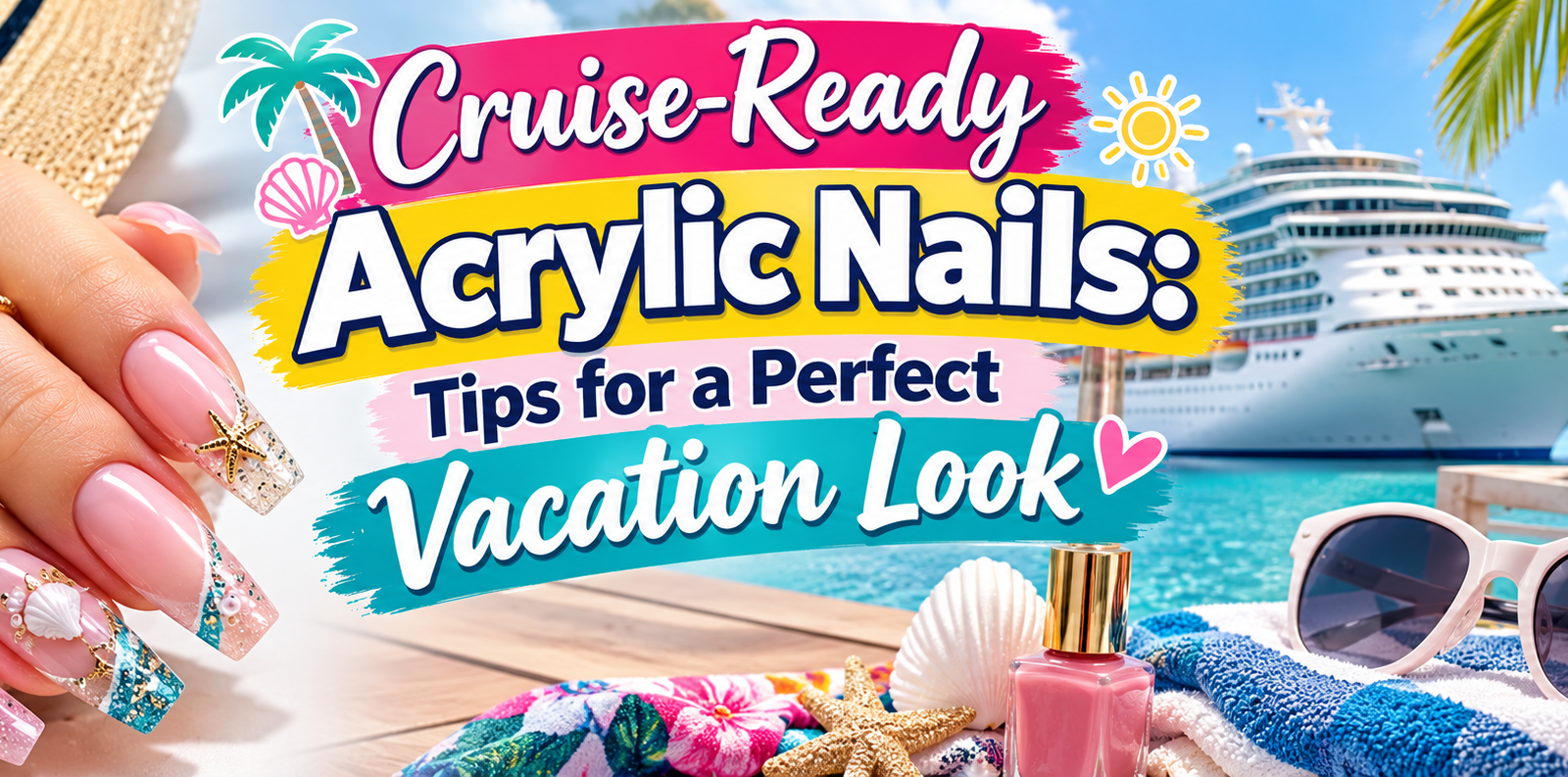 Cruise-Ready Acrylic Nails: Tips for a Perfect Vacation Look