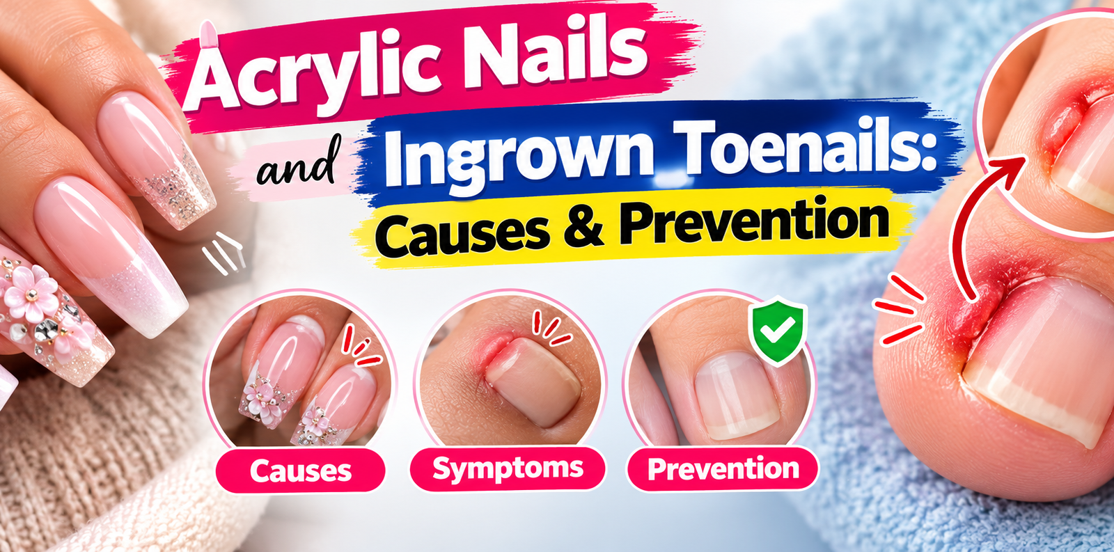 Acrylic Nails and Ingrown Toenails