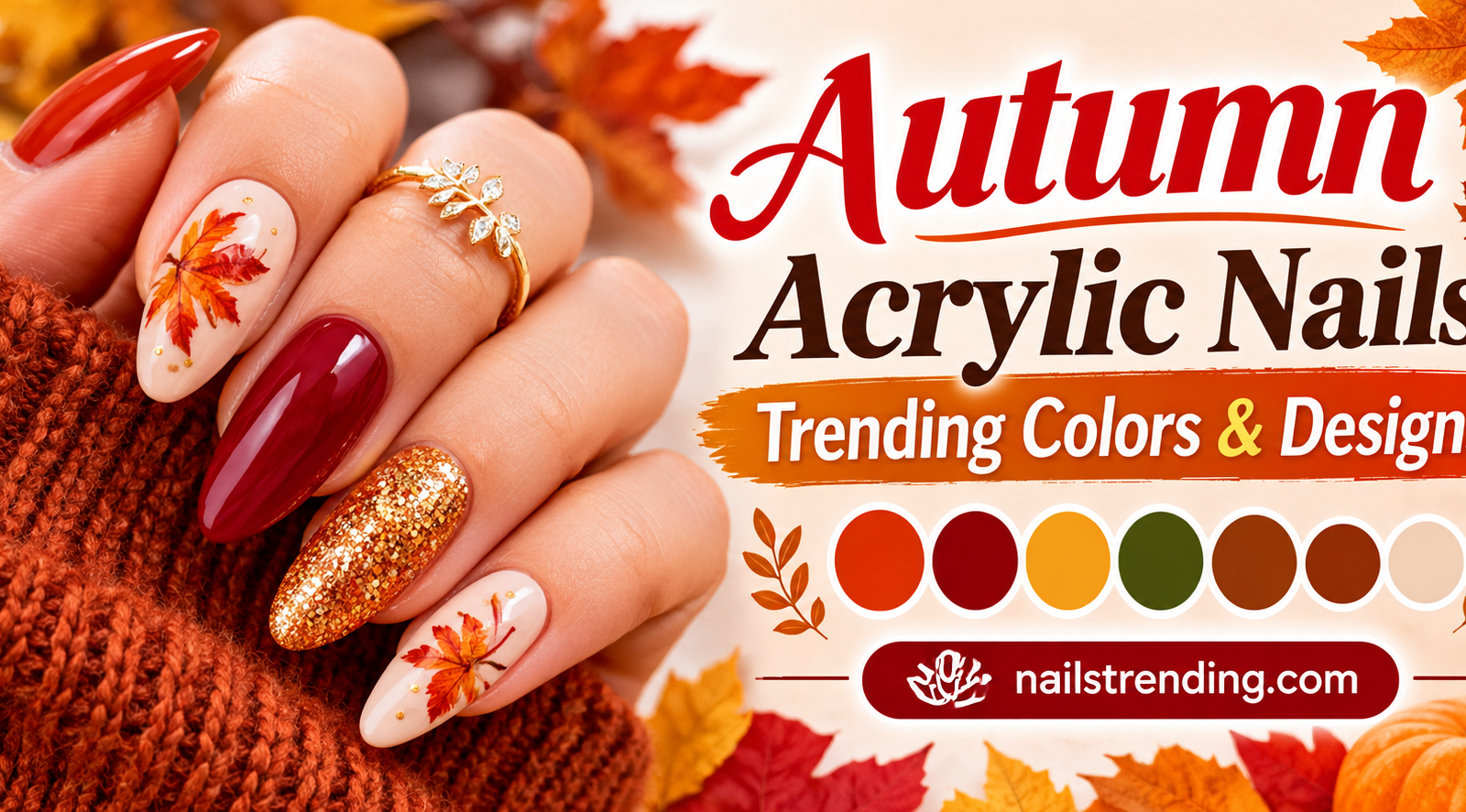 Autumn Acrylic Nails