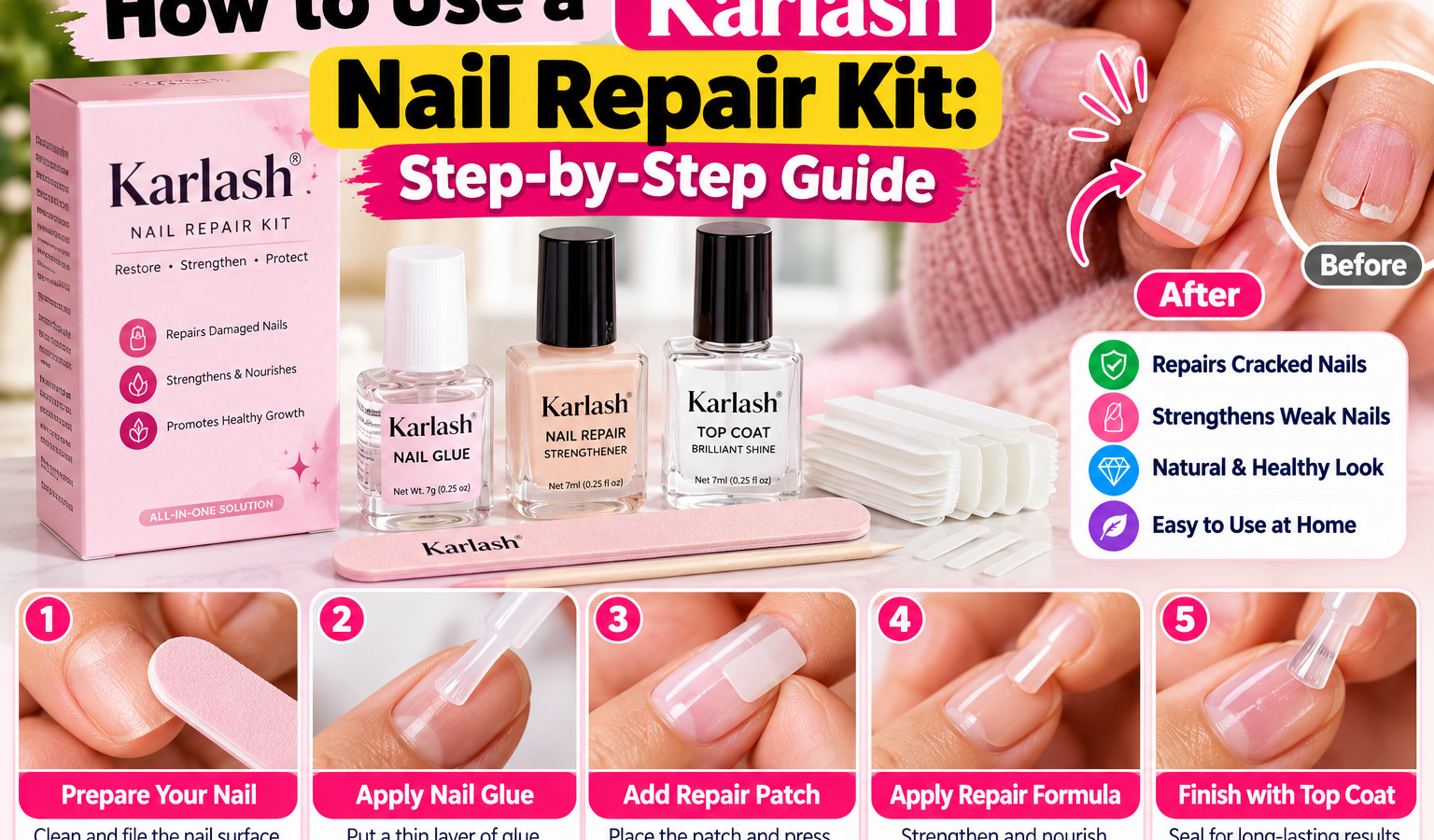 Karlash Nail Repair Kit